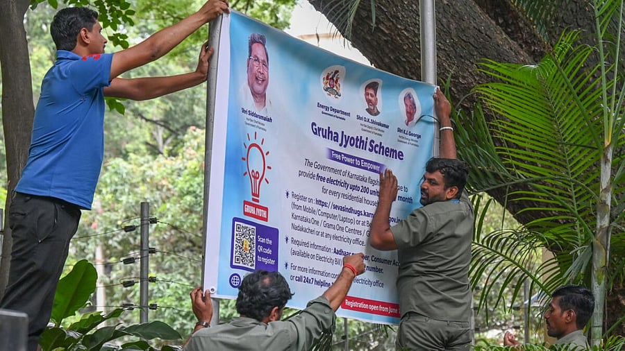 With the government rolling out the Gruha Jyothi scheme, consumers have started receiving subsidised electricity bills. Credit: Special Arrangement