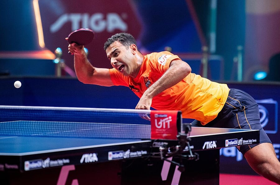 Omar Assar is hoping to improve the status of table tennis in Egypt. Credit: UTT MEDIA