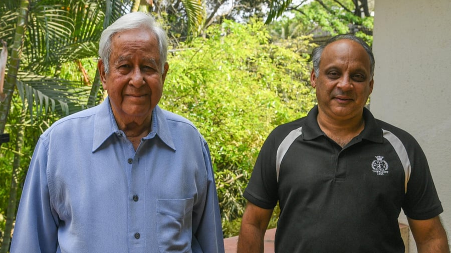 <div class="paragraphs"><p>Tree storyteller and botanist Vijay Thiruvady (left) with Arun Pai, founder, BangaloreWALKS. </p></div>