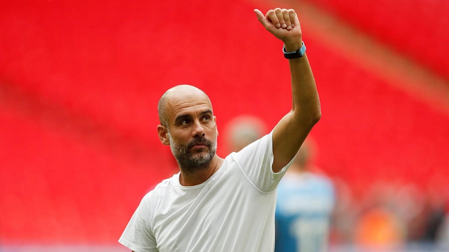 Manchester City manager Pep Guardiola. Credit: Reuters Photo