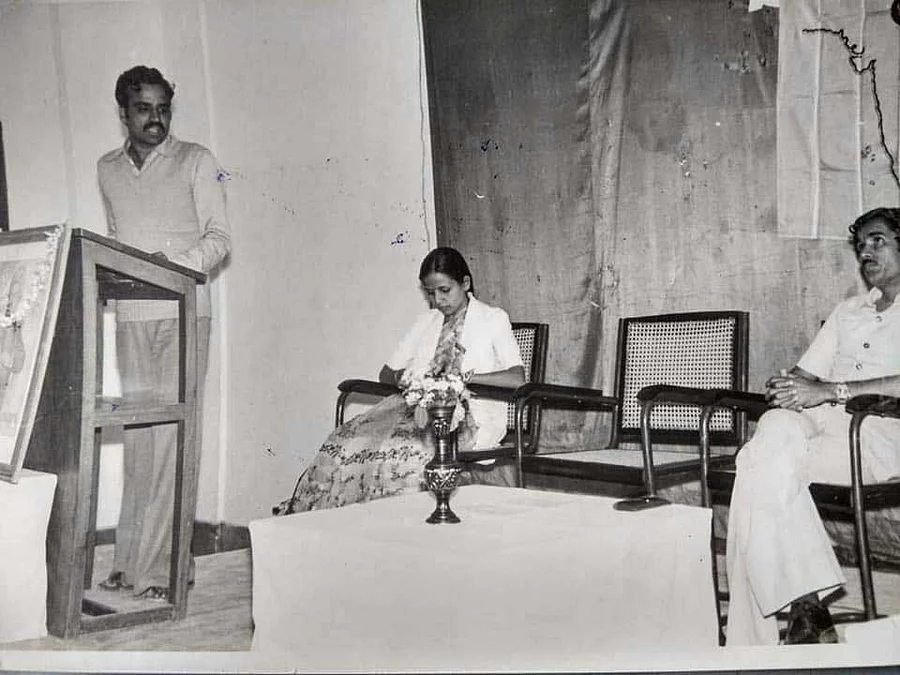 Ananth Kumar's ABVP days: the formative years. Pic Courtesy: RSS