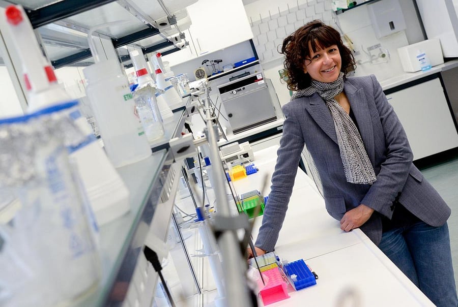 Emmanuelle Charpentier of France. The two women were awarded the Nobel Chemistry Prize for CRISPR-Cas9 DNA snipping "scissors" Credit: AFP Photo