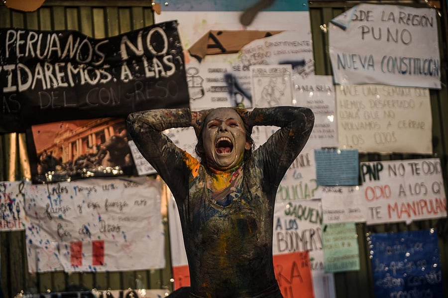 Peru's Congress on November 16 chose Francisco Sagasti — a 76-year-old former World Bank official as new president — in a rollercoaster week of political upheaval, following the impeachment of Martin Vizcarra and the resignation of his controversial successor, Manuel Merino, amid protests that killed two people. Credit: AFP Photo