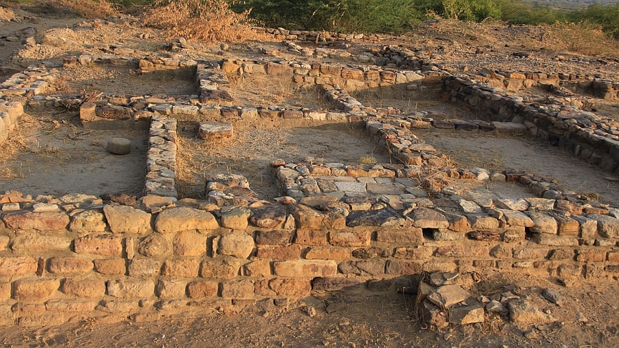 <div class="paragraphs"><p>Dholavira: A Harappan-era metropolis, in Gujarat has been inscribed on the UNESCO World Heritage List. The ancient city of Dholavira is one of the most remarkable and well-preserved urban settlements dating from the 3rd to mid-2nd millennium BC.  Discovered in 1968, the site is set apart by its unique characteristics, such as its water management system, multi-layered defensive mechanisms, extensive use of stone in construction and special burial structures.</p></div>