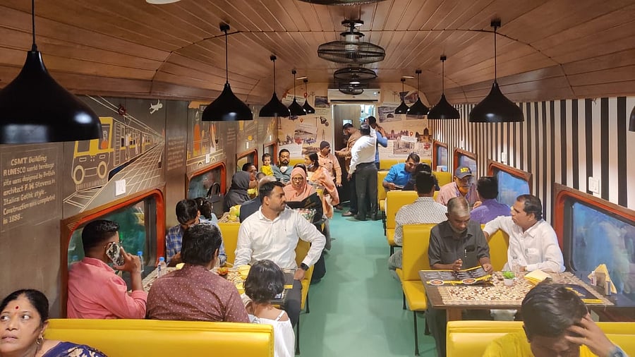 Restaurant on wheels: Central Railways transforms old coaches into swanky restaurant