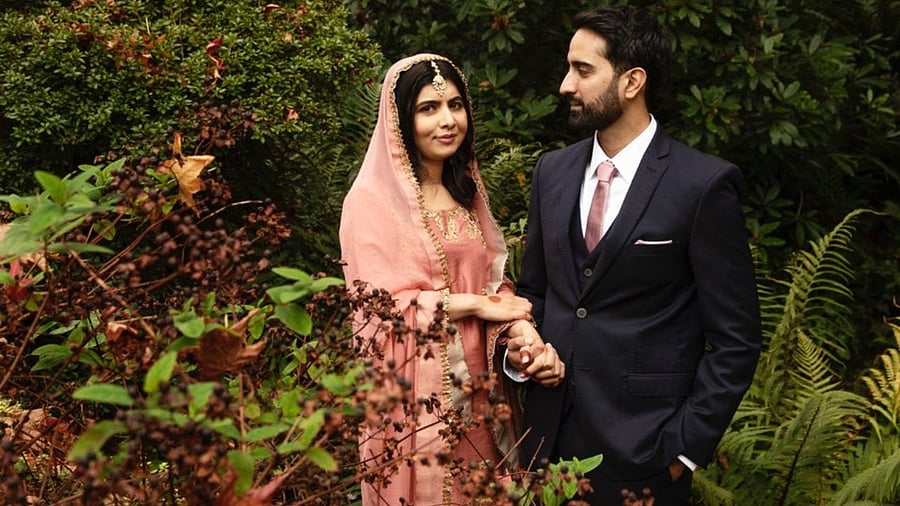 Malala Yousafzai marries Asser Malik in secret ceremony; See Pics Credit: Twitter/@Malala