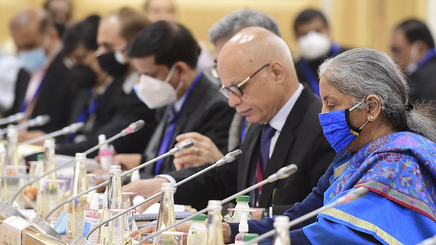 In Pics | Team Behind Nirmala Sitharaman's Budget 