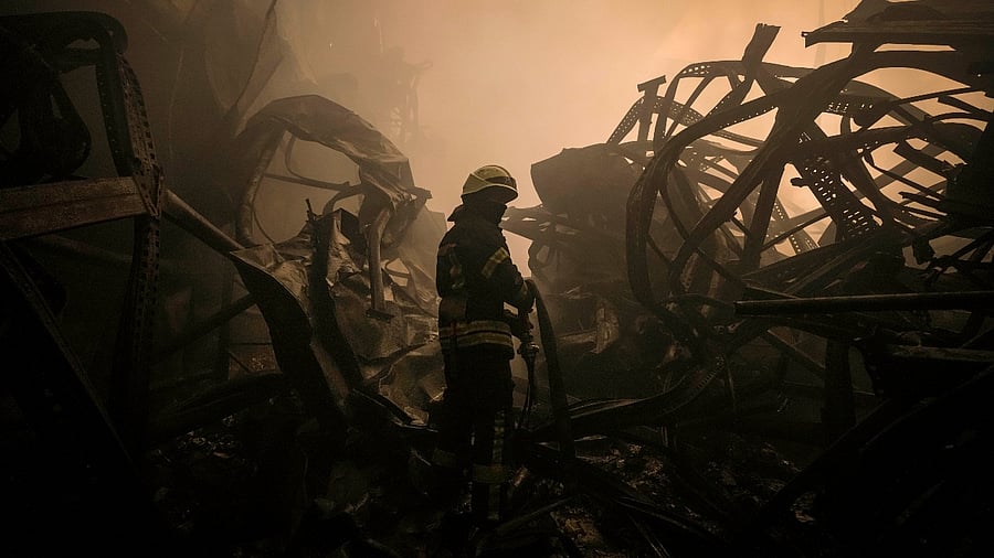 In Pics: Dozens dead after Russian attack on Ukrainian army base
