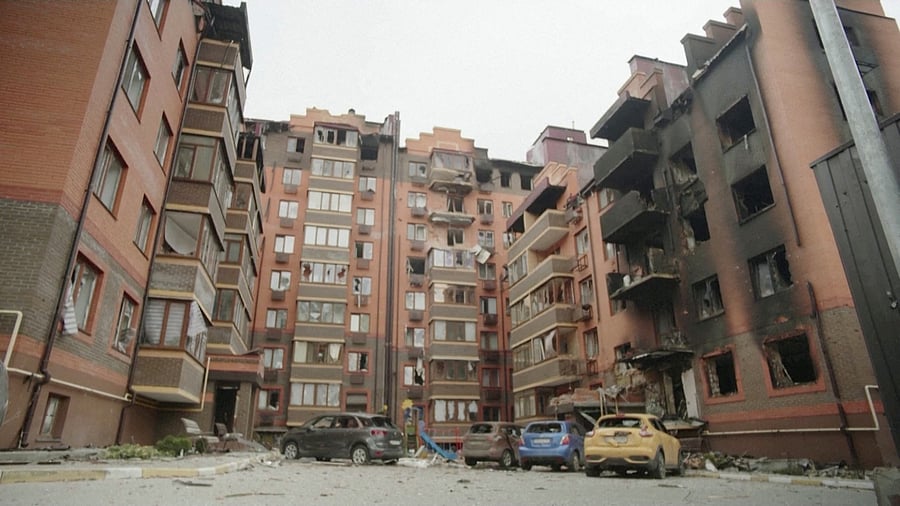 Scenes from Irpin amid Russia's invasion of Ukraine. Credit: Reuters Photo