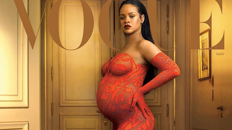 Rihanna flaunts stunning maternity looks in latest magazine shoot; Check out pics!