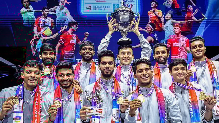 In Pics | India's historic triumph in Thomas Cup 2022 badminton