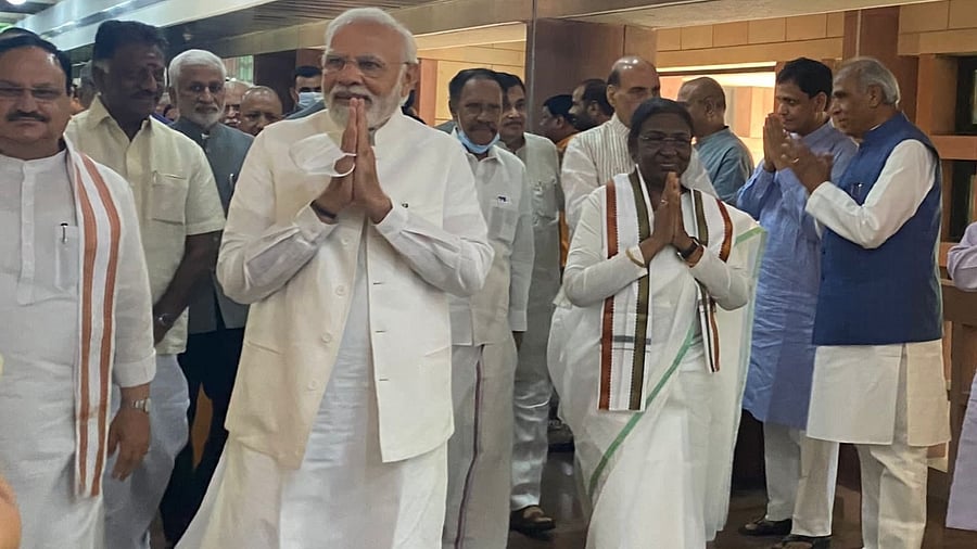 Presidential Election 2022: NDA Presidential candidate Droupadi Murmu files nomination