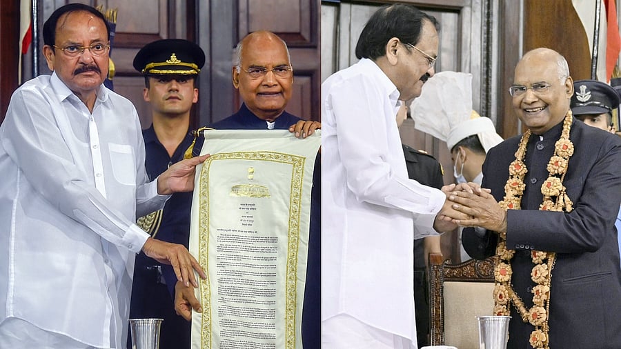 In Pics | President Ram Nath Kovind's farewell function