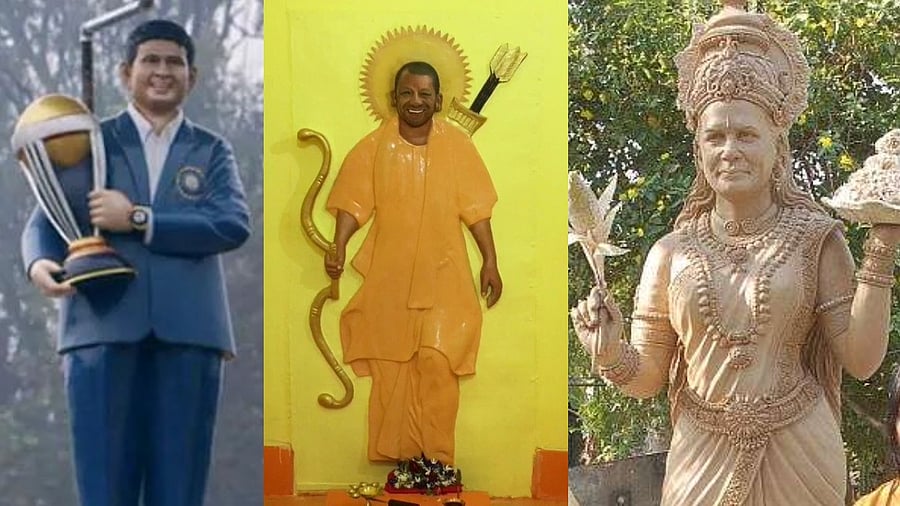 Famous personalities who have temples in their name