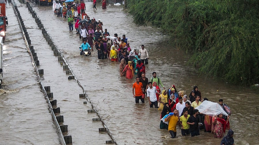 Heavy rains pound Delhi-NCR, daily life disrupted