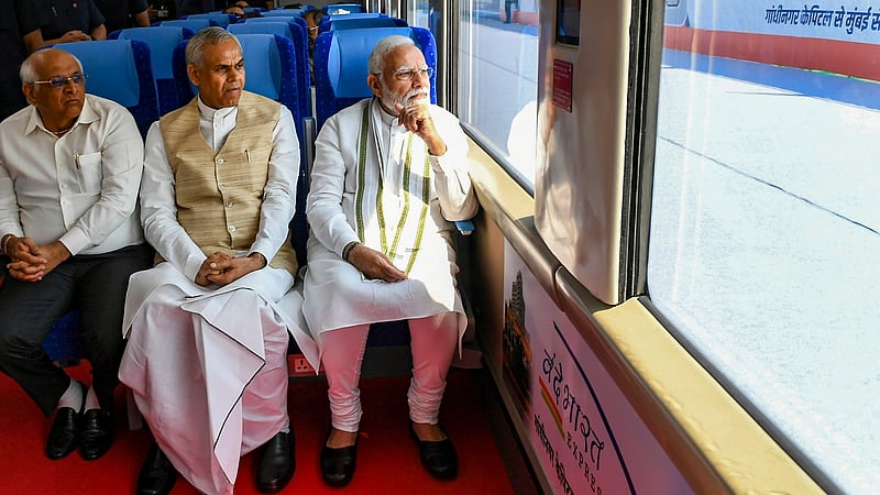 PM Modi inaugurates Ahmedabad Metro rail project, takes a ride