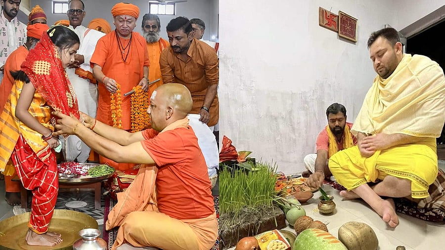 In Pics | Politicians who performed Durga Ashtami Puja