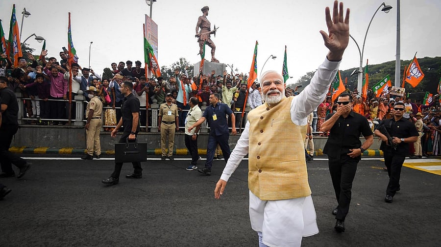 In Pics | PM Narendra Modi's action-packed visit to Bengaluru