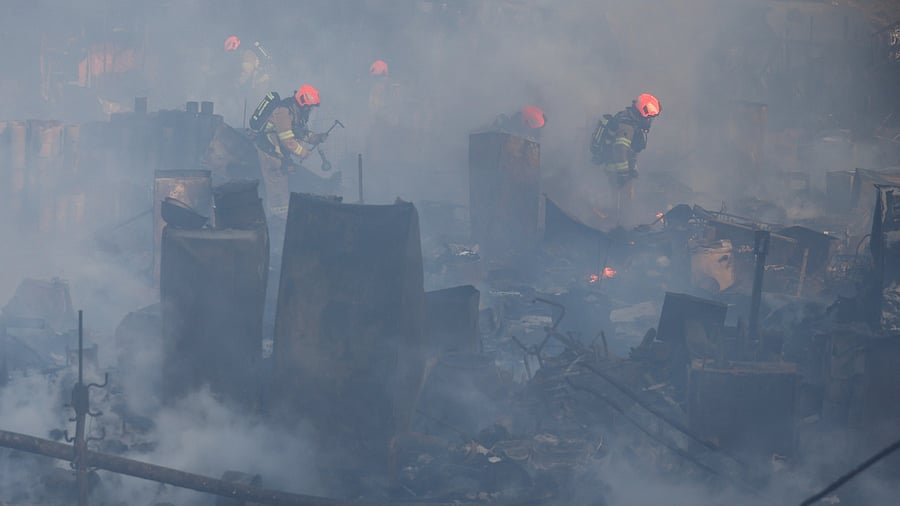 Hundreds flee as fire breaks out in one of Seoul's last slums