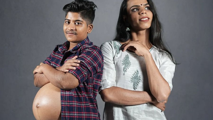 Pictures of first trans man's pregnancy go viral