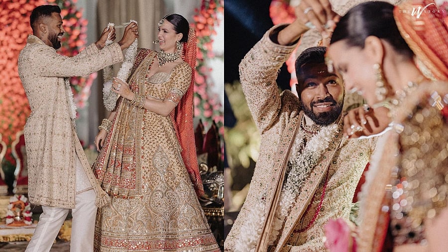 Pics from Hardik Pandya-Natasa Stankovic's Hindu wedding ceremony