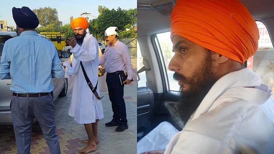 'Waris Punjab De' chief Amritpal Singh was arrested in Punjab's Moga on April 23. See Pictures 