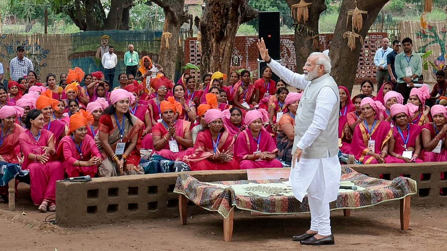 In Pics | PM Modi visits MP's Shahdol, interacts with tribal community leaders