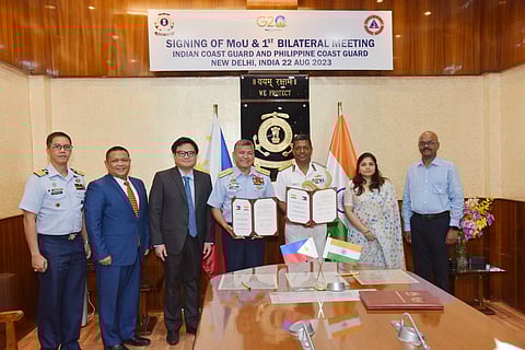 Indian Coast Guard signs MoU with Philippines Coast Guard on enhanced maritime cooperation; holds the first bilateral meet