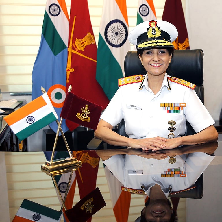 Vice Admiral Arti Sarin becomes first woman to head Armed Forces ...
