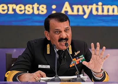 CNS Admiral Dinesh K Tripathi