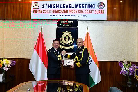 India & Indonesia Coast Guards hold 2nd High Level Meeting in New Delhi
