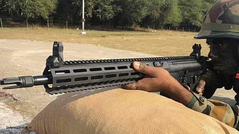 Alt="MoD Signs Rs 659.47 Crore Deal for Indigenous Night Sights for SIG 716 Assault Rifle for Indian Army"