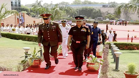 Alt="CDS Anil Chauhan Armenia Lt Gen Asryan"