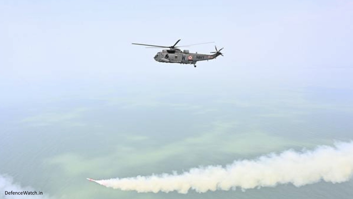 Alt="DRDO, Indian Navy, Anti-ship missile launch"