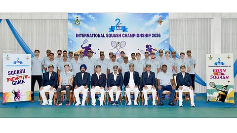 Alt="Bringing teams together from three nations: IAF International Squash Championship 2026 begins in Chandigarh"