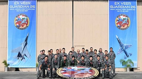 Alt="Japanese Air Self-Defense Force (JASDF) arrives in India for the second edition of Exercise Veer Guardian 26"