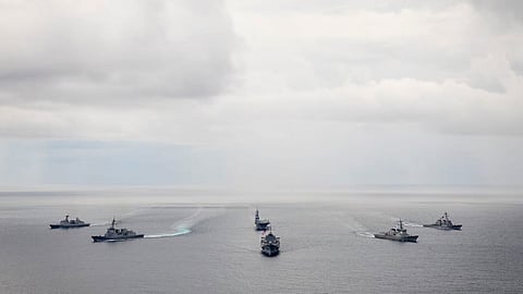 Alt="US, Japan and South-Korea trilateral exercise"