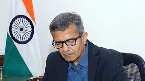 Alt="Administrative head and Defence Secretary of India: Rajesh Kumar Singh"