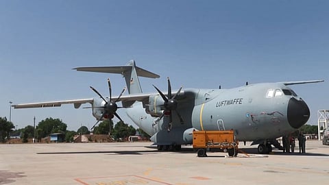 Alt="German Air Force A400M Aircraft"