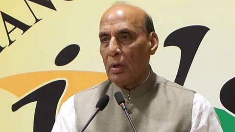 Alt="Defence Minister Rajnath Singh at ASEAN-India Defence Think Tank Forum"
