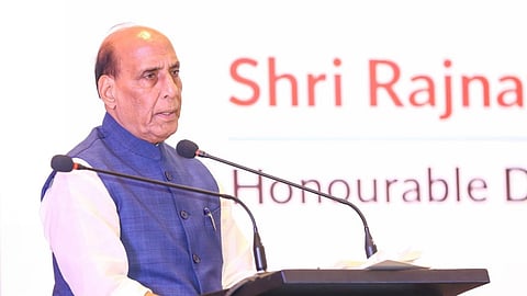 Alt="Defence Minister Rajnath Singh"