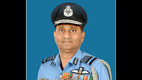 Alt="Air Marshal Vikram Gaur"