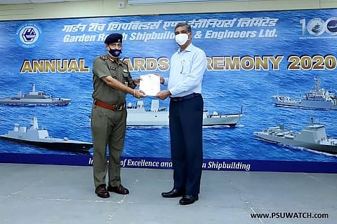 GRSE honored employees with excellence award
