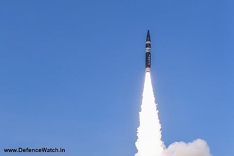 DRDO successfully flight tests new generation Agni P Ballistic Missile