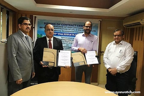 GSL signs an MoU with administration of Lakshadweep