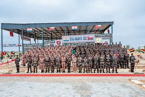 4th Edition of India Oman Joint Military Exercise ‘AL NAJAH-IV’ began on Monday (Photo: ADGPI)