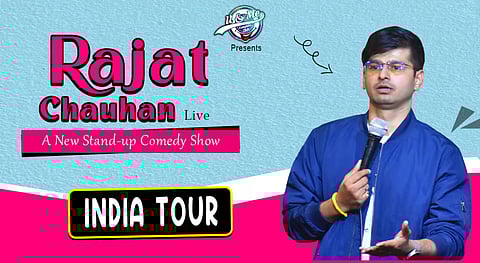 Go on a laughter ride with Rajat Chauhan this May at his standup comedy special show in Dehradun