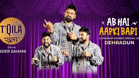 Join Inder Sahani for his standup special in Dehradun this August