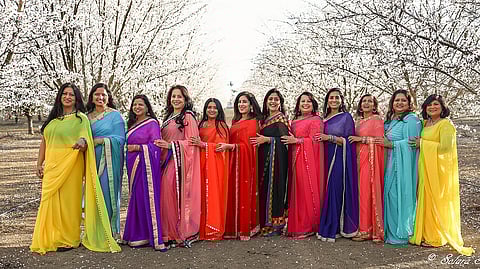 Saree Wali jamming in Dehradun