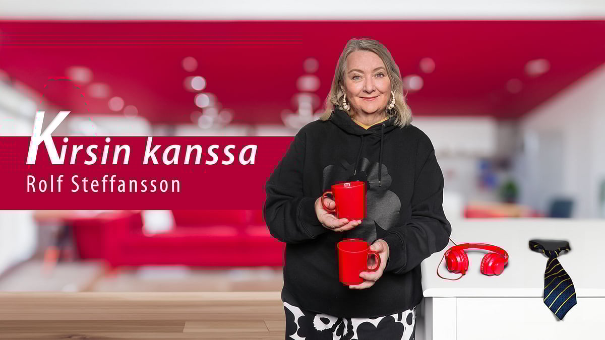 Kirsin kanssa -podcastissa vieraana Rolf Steffansson.